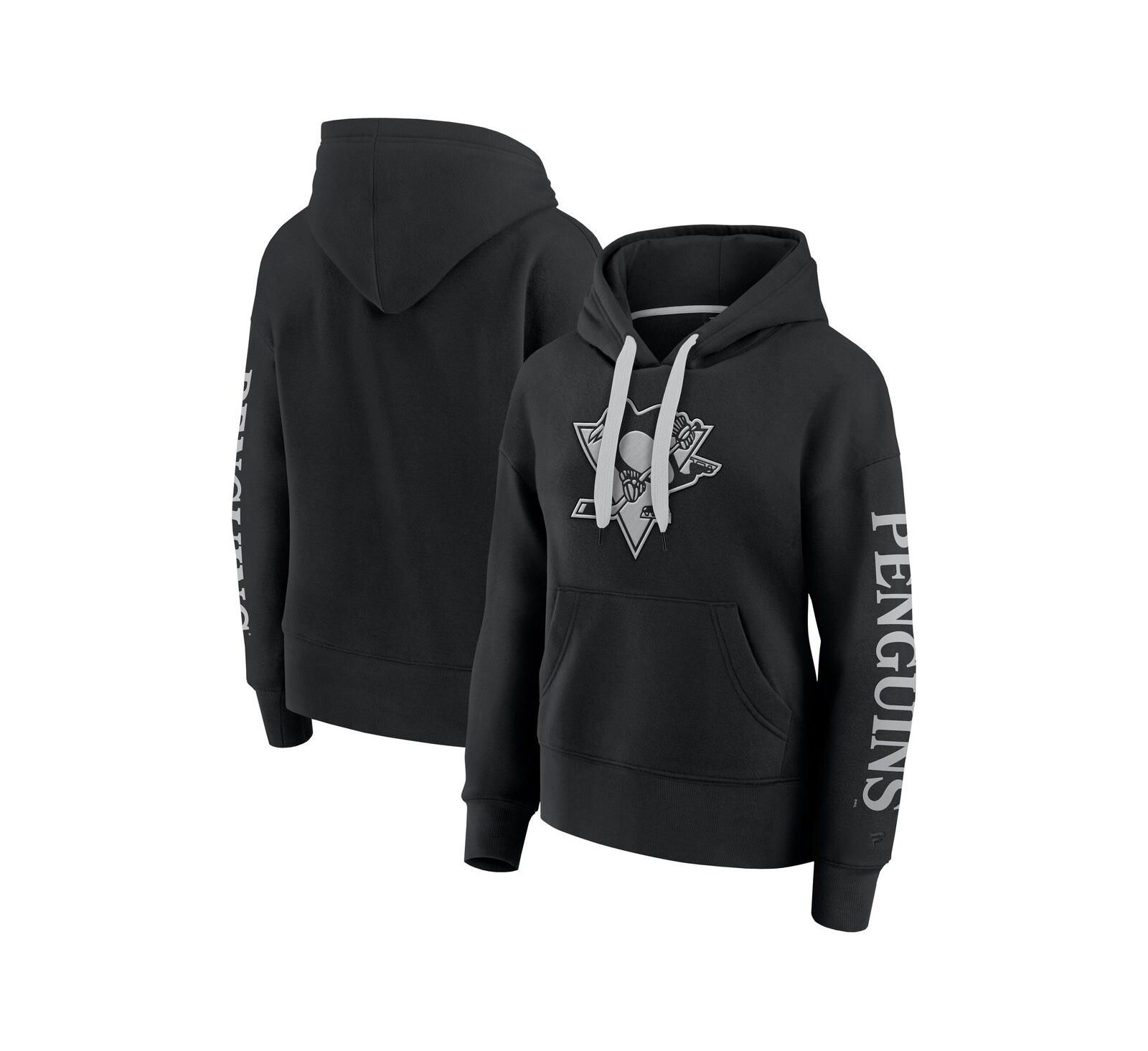 Fanatics Женское черное худи Elements Next Pullover Pittsburgh Penguins