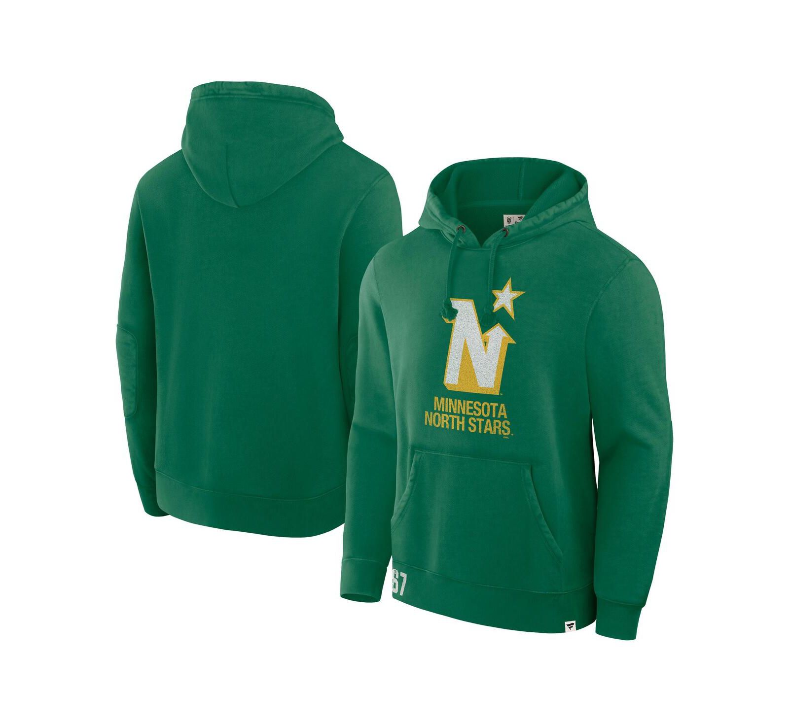 Fanatics Мужской флисовый худи с логотипом Minnesota North Stars, коллекция Decades