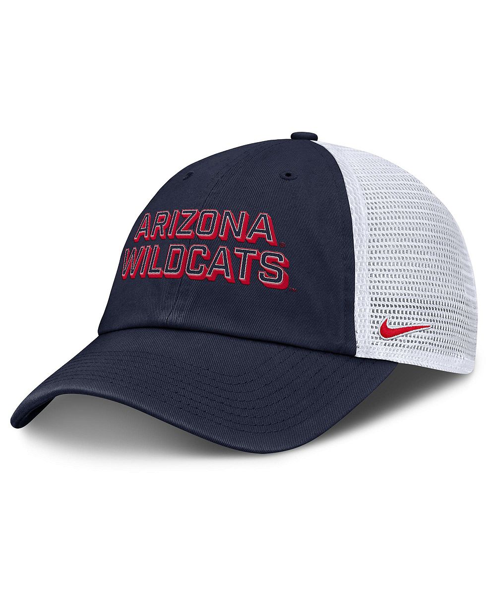 Мужская кепка Nike Navy Arizona Wildcats 2025 Gameday On-Field Club Adjustable Trucker Snapback