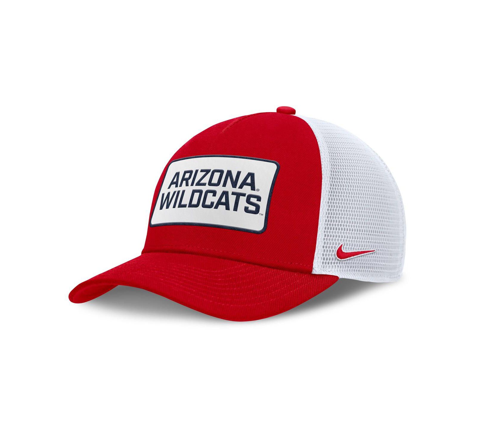 Мужская кепка Nike Arizona Wildcats 2025 On-Field Rise Patch Trucker Adjustable Red/White