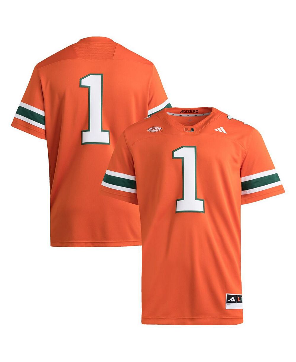 Adidas Мужская джерси Miami Hurricanes Premier