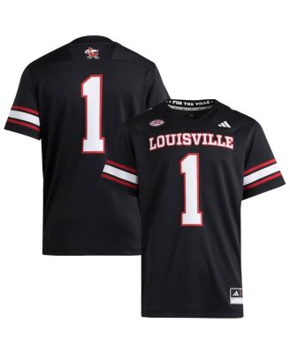 Мужская джерси Adidas Louisville Cardinals Premier Strategy, размер 1 Black