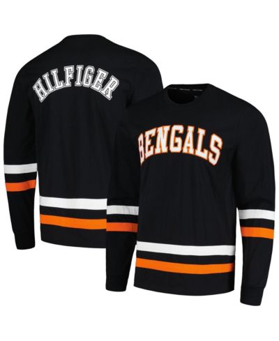Мужская футболка с длинным рукавом Tommy Hilfiger Cincinnati Bengals Nolan черный/оранжевый