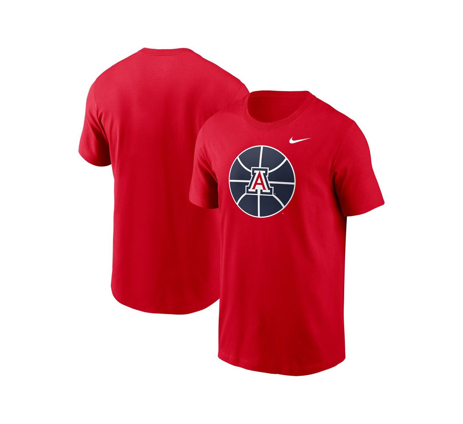 Мужская футболка Nike Red Arizona Wildcats с логотипом баскетбольной команды