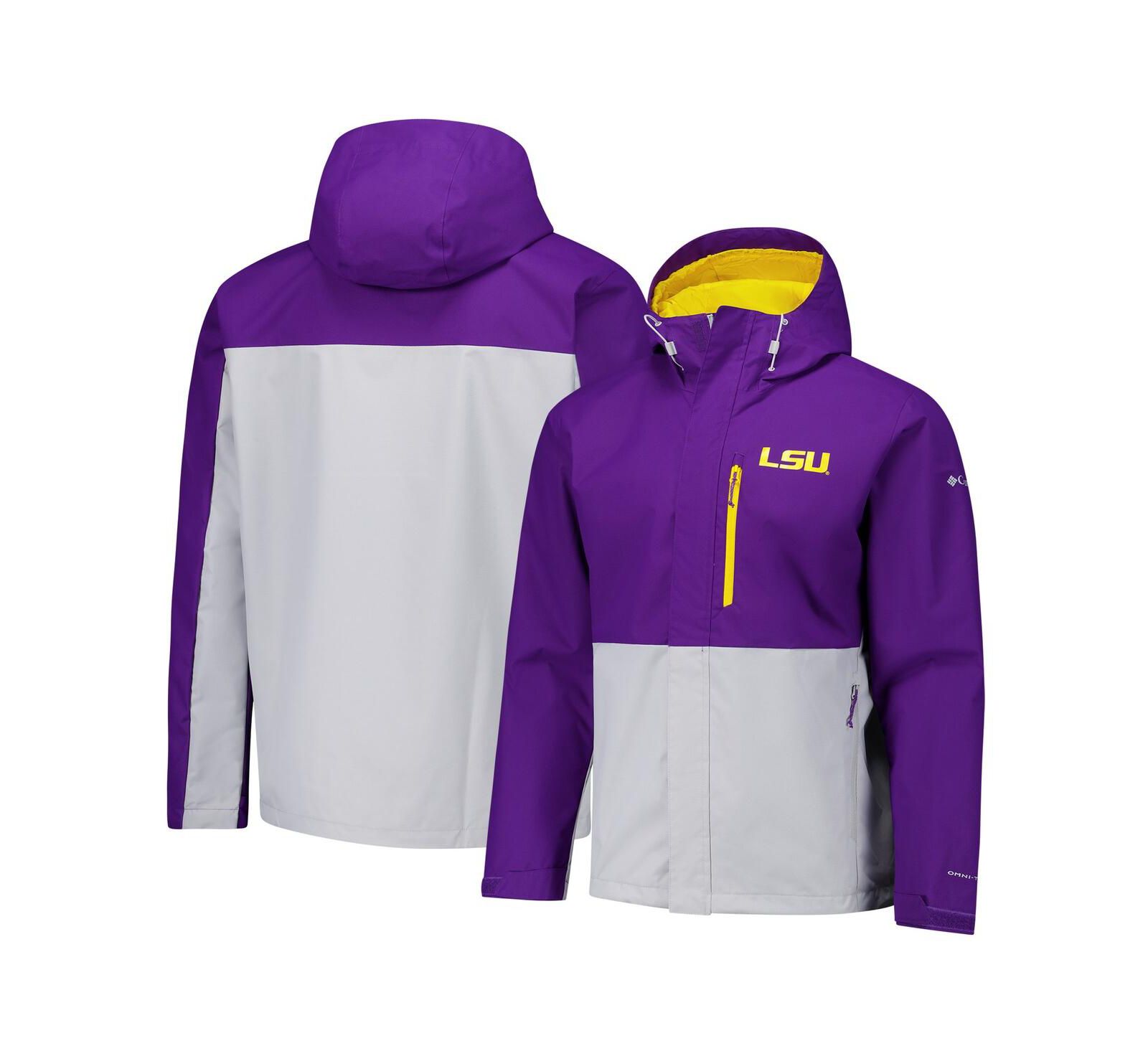 Columbia Men's Purple LSU Tigers Field Bound Omni-Tech Full-Zip Jacket