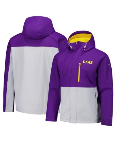 Мужская куртка Columbia Purple LSU Tigers Field Bound Omni-Tech Full-Zip