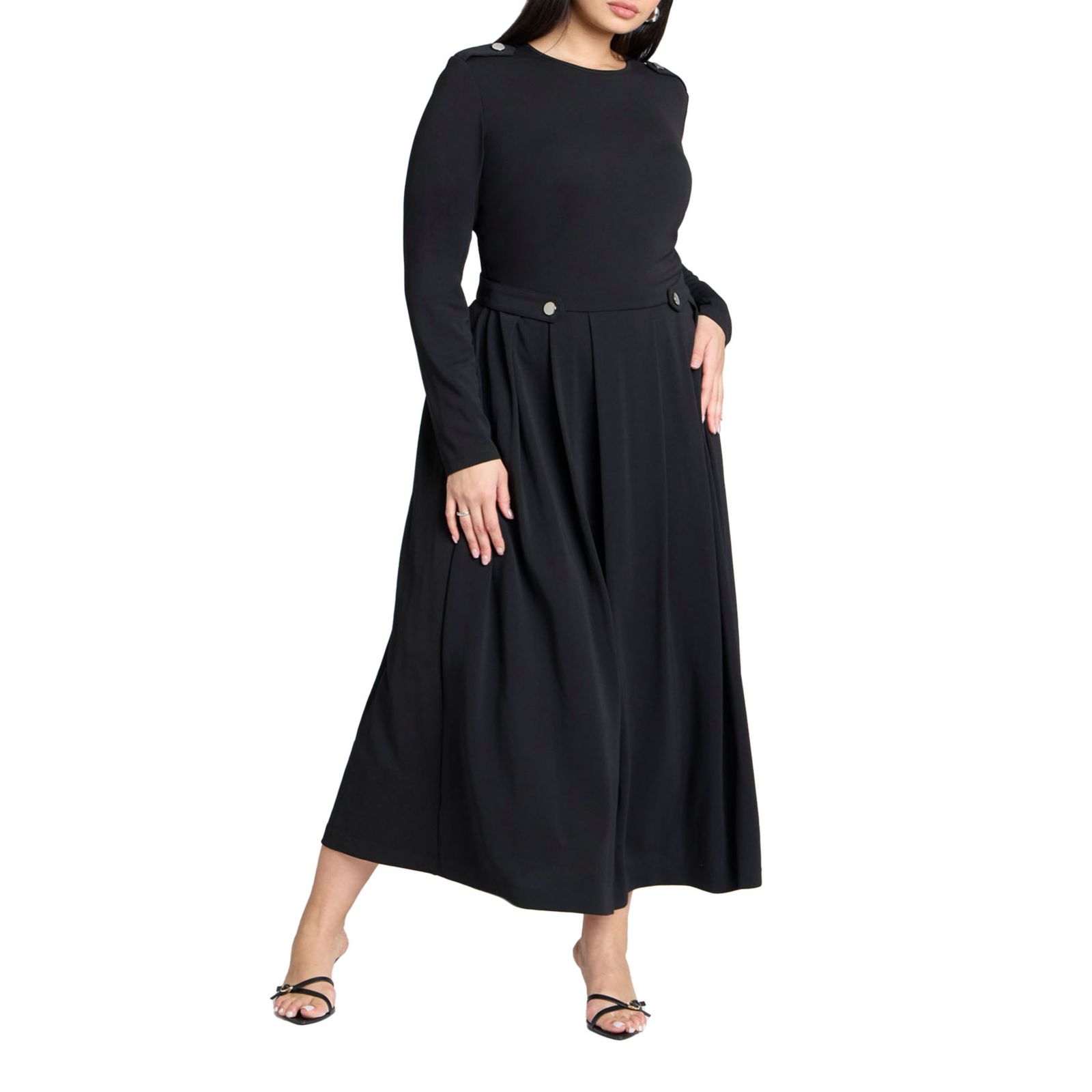 ELOQUII Women's Plus Size платье Eupalette с плиссировкой