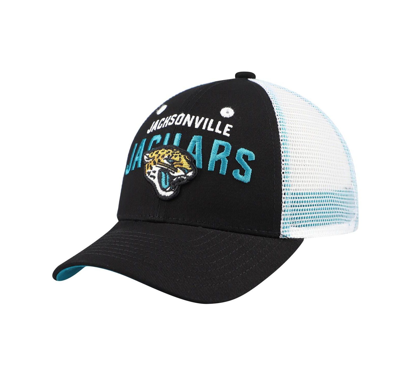 Outerstuff Preschool Black Jacksonville Jaguars Core Lockup Trucker Adjustable hat