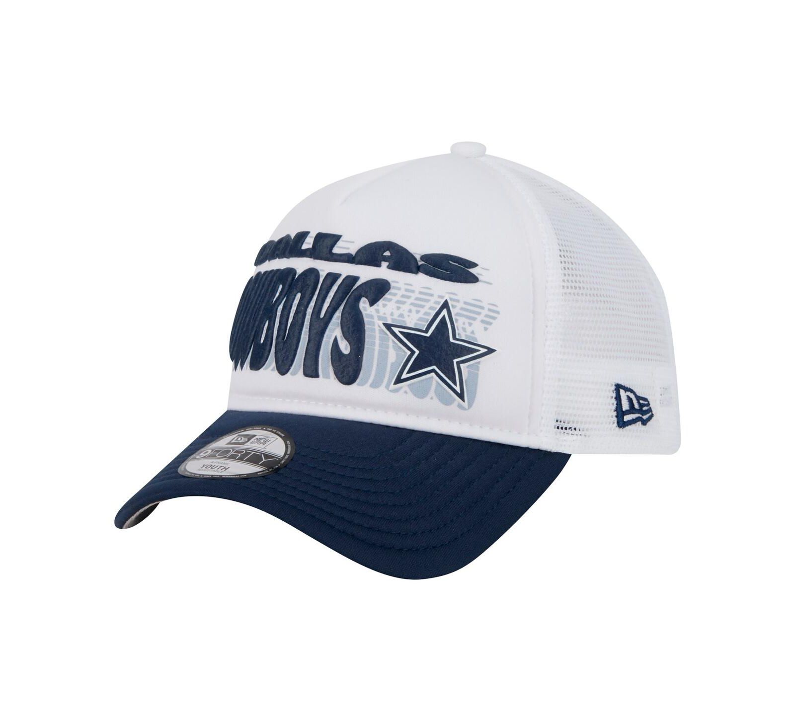 Детская кепка New Era Dallas Cowboys A Frame 9FORTY White/Navy