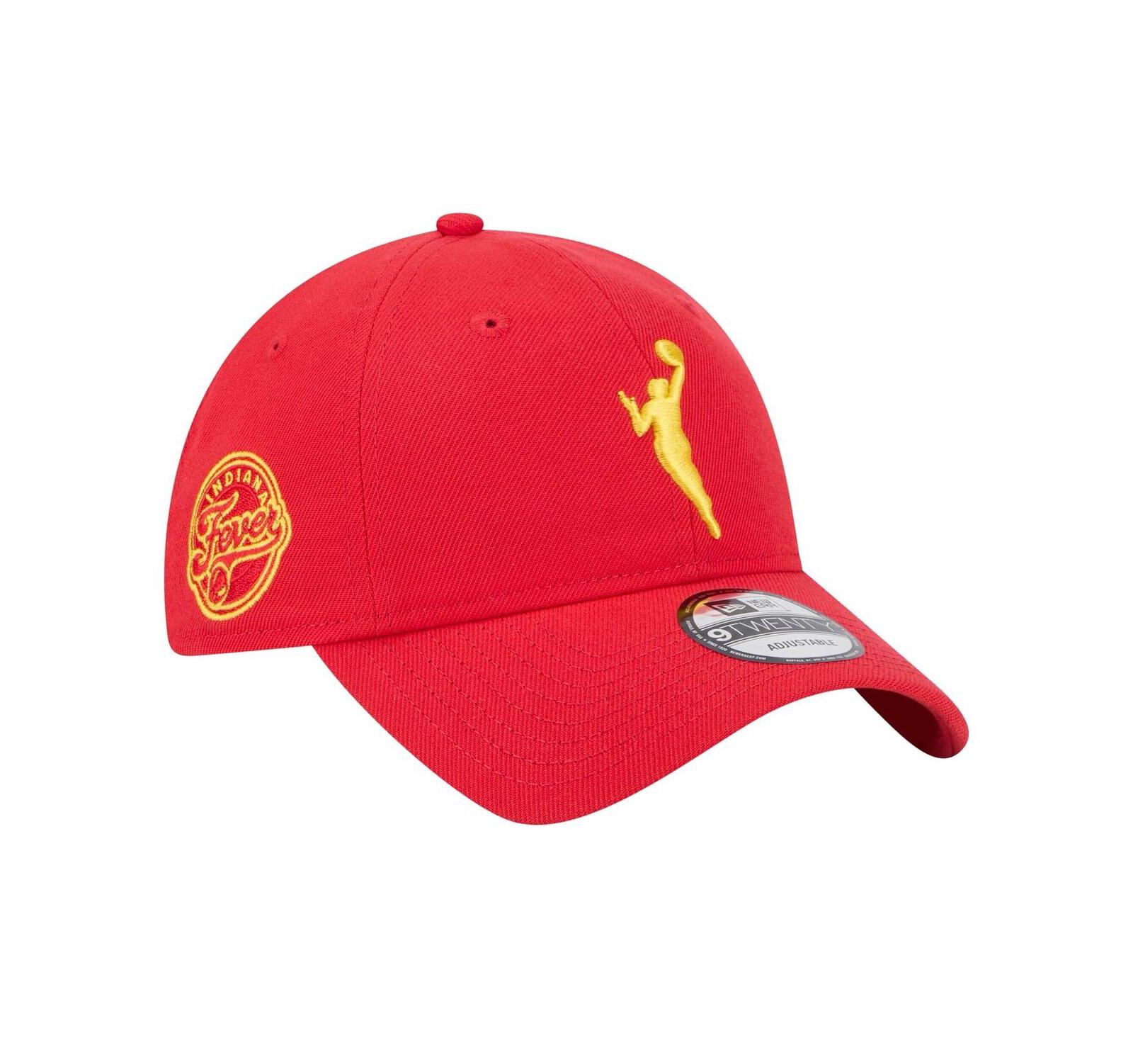 New Era Men's Red Indiana Fever 9TWENTY Adjustable Hat
