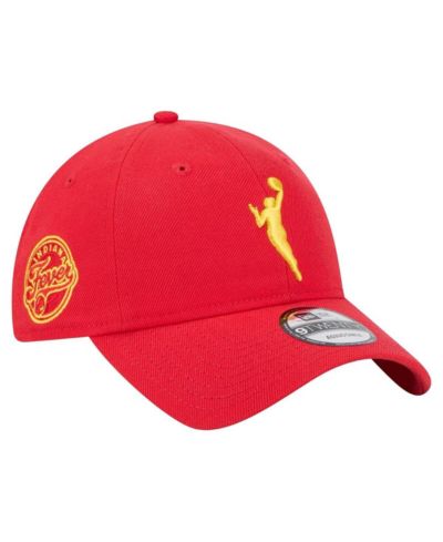 New Era Men's Red Indiana Fever 9TWENTY Adjustable Hat