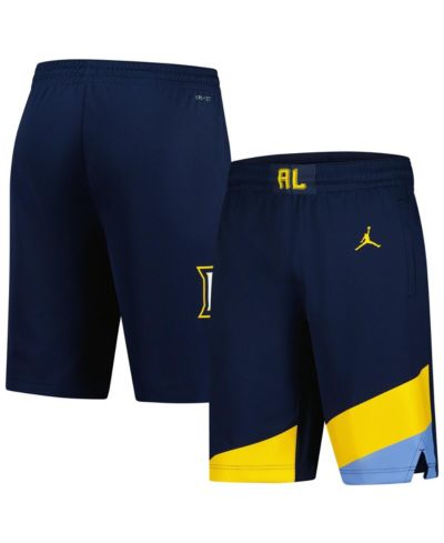 Мужские баскетбольные шорты Jordan Marquette Golden Eagles Replica, темно-синие