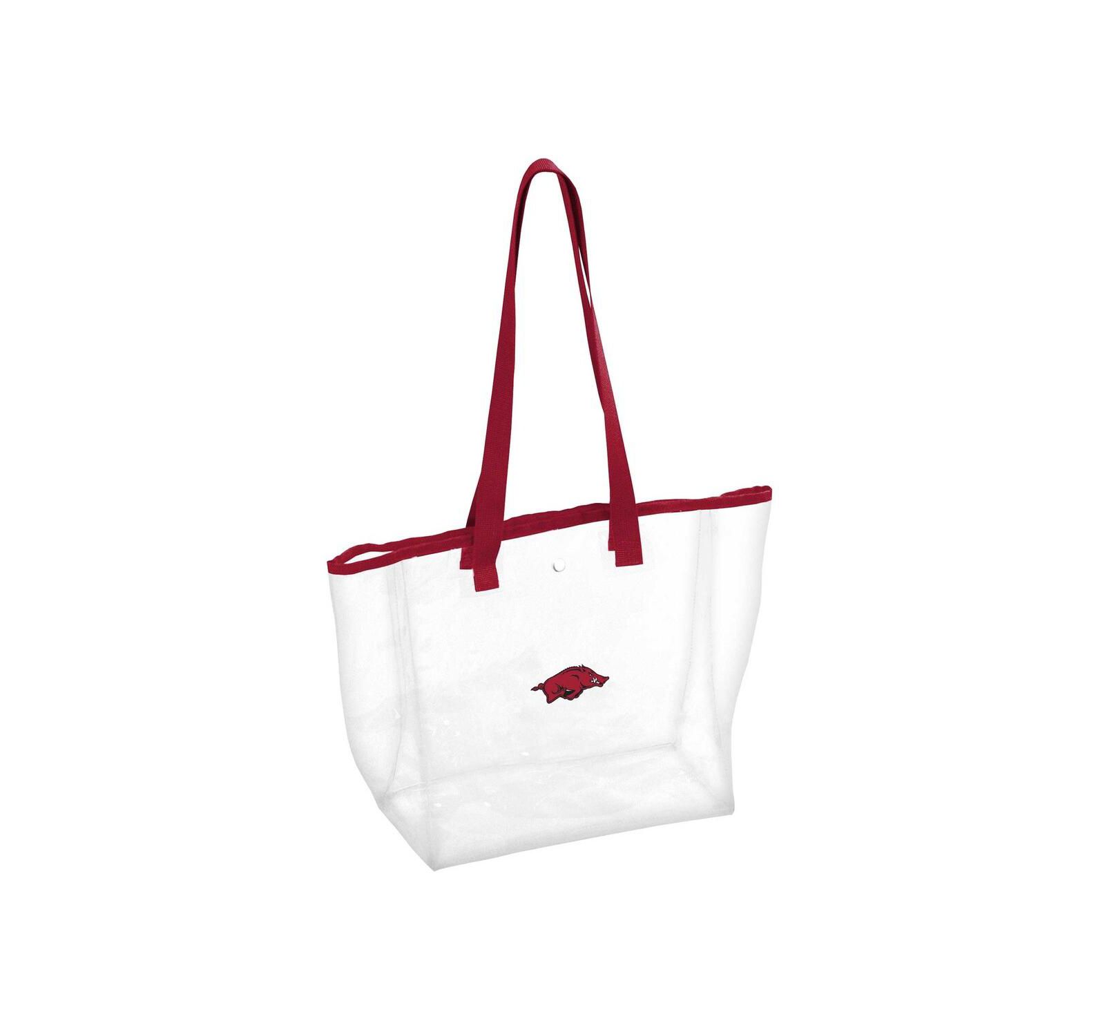 Logo Brands Arkansas Razorbacks Stadium Clear Tote Bag