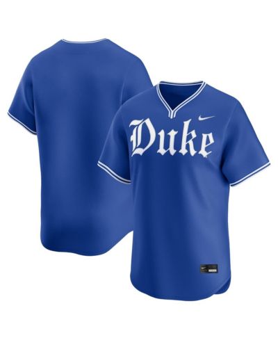 Мужская бейсбольная джерси Nike Duke Blue Devils Road College Limited, королевский синий