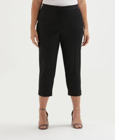 Брюки-капри Rafaella Plus Size из сатина