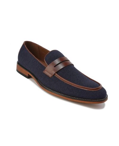 Gino Vitale Мужские лоферы Moc Toe Penny Slip On