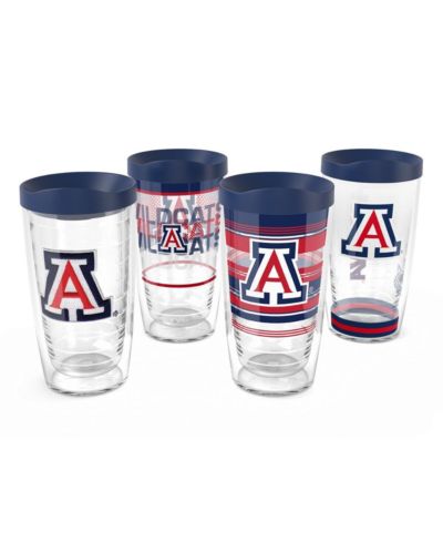 Классический стакан Tervis Arizona Wildcats 16oz., набор из 4 штук