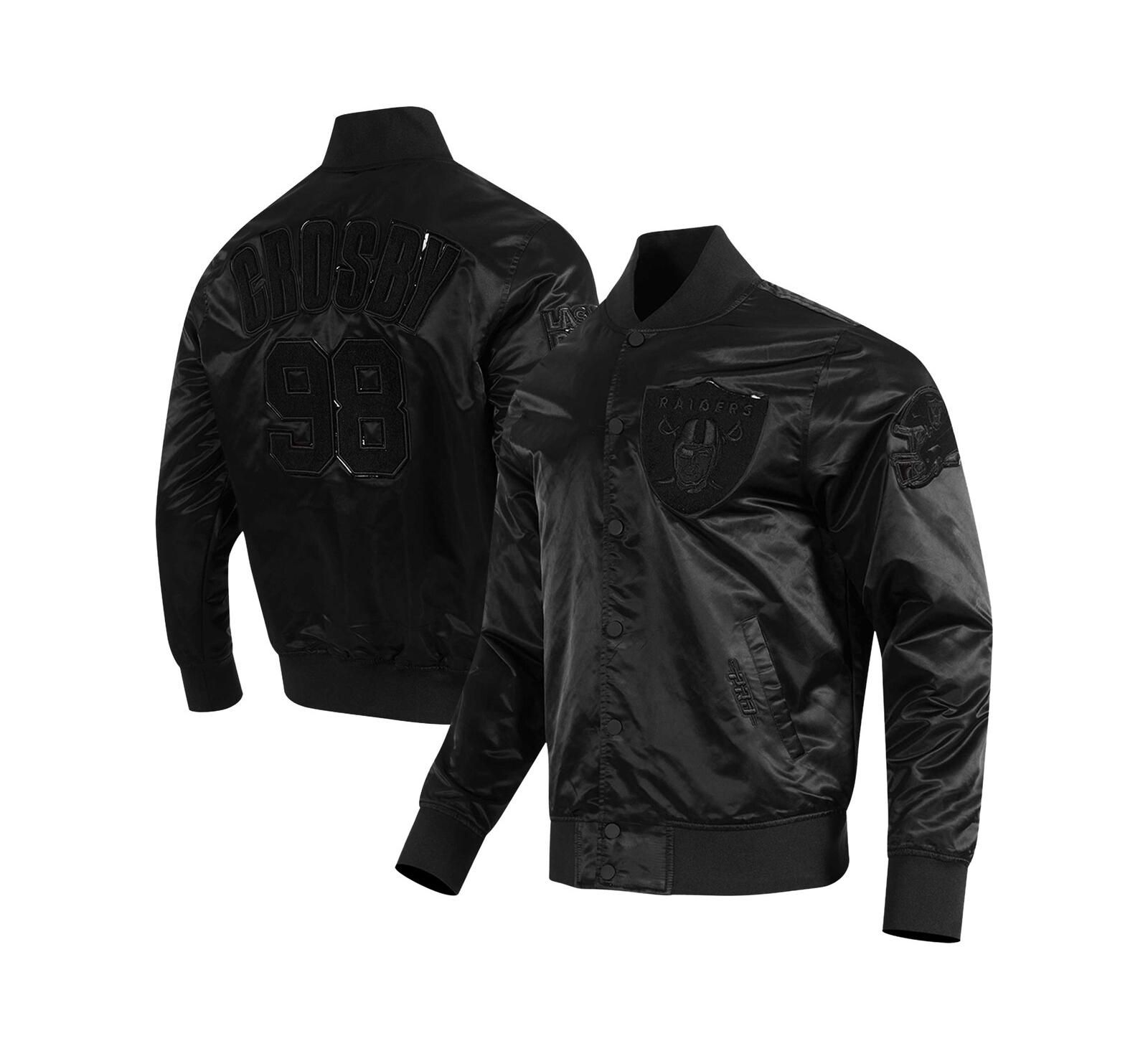 Pro Standard Мужской Black Las Vegas Raiders Player Full-Snap Jacket