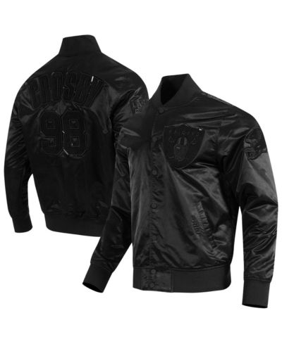 Pro Standard Мужской Black Las Vegas Raiders Player Full-Snap Jacket