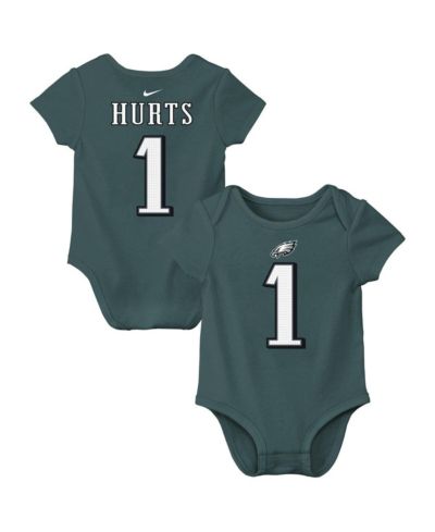 Боди Nike для малышей Midnight Green Jalen Hurts Philadelphia Eagles Player Name & Number