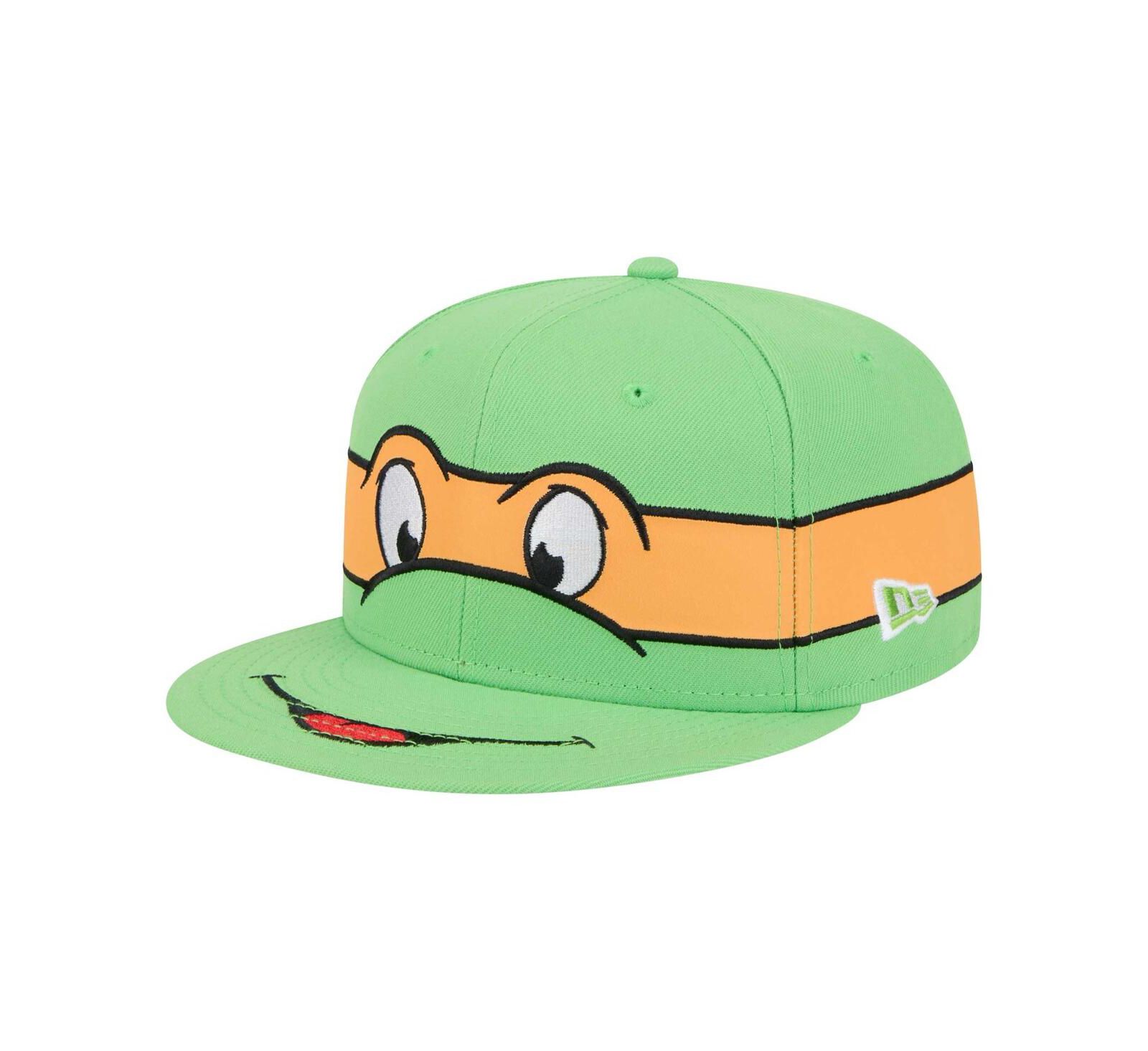 Мужская кепка New Era Green Teenage Mutant Ninja Turtles Michelangelo 9Fifty Snapback Hat