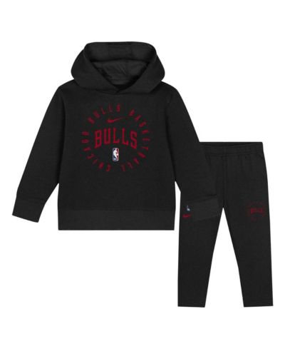 Детский набор Nike Toddler Black Chicago Bulls Hoodie и Sweatpants
