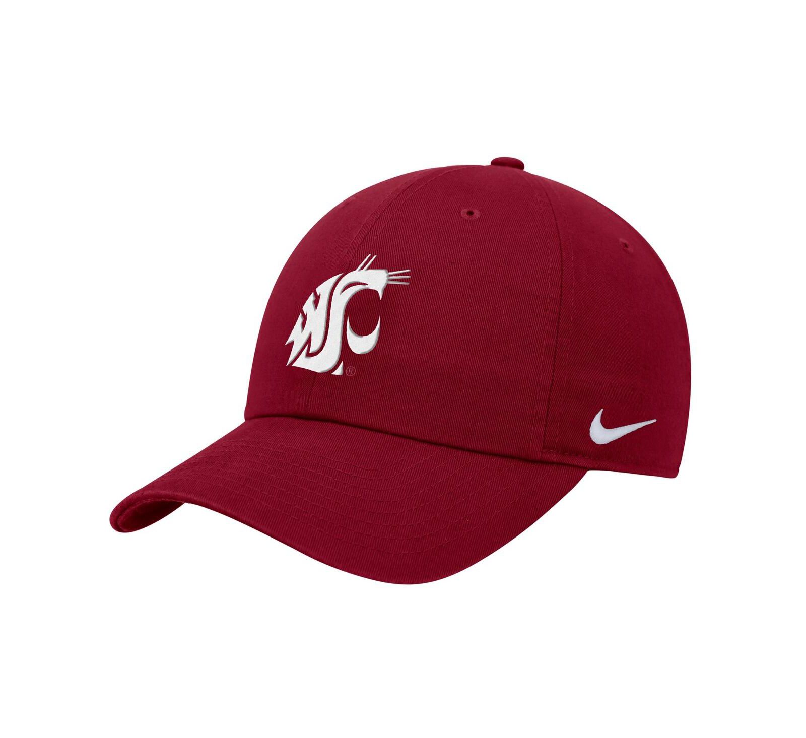 Мужская кепка Nike Crimson Washington State Cougars Club Adjustable Hat