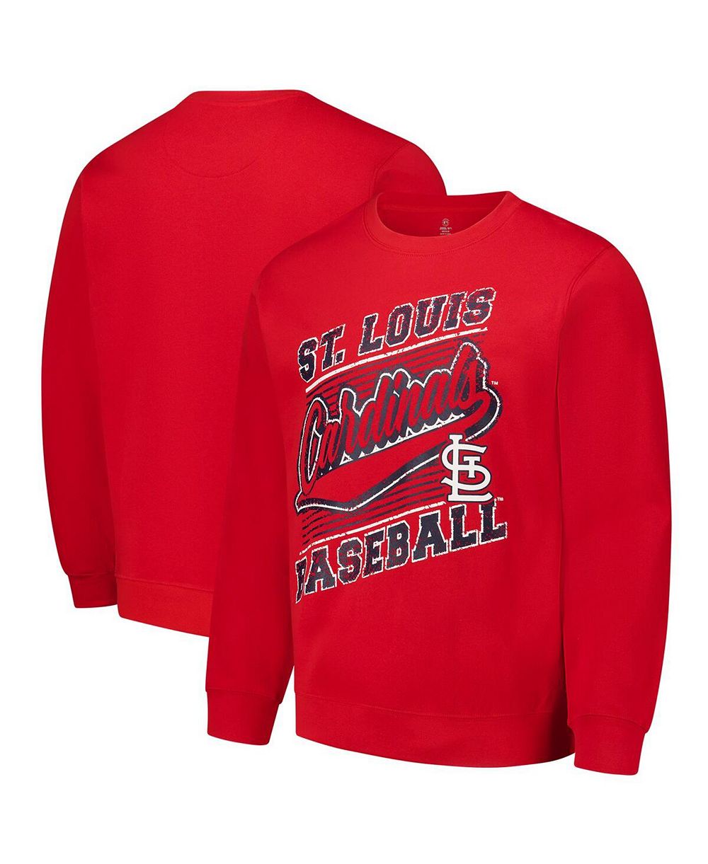 Stitches Мужское свитшот-пуловер St. Louis Cardinals, Red