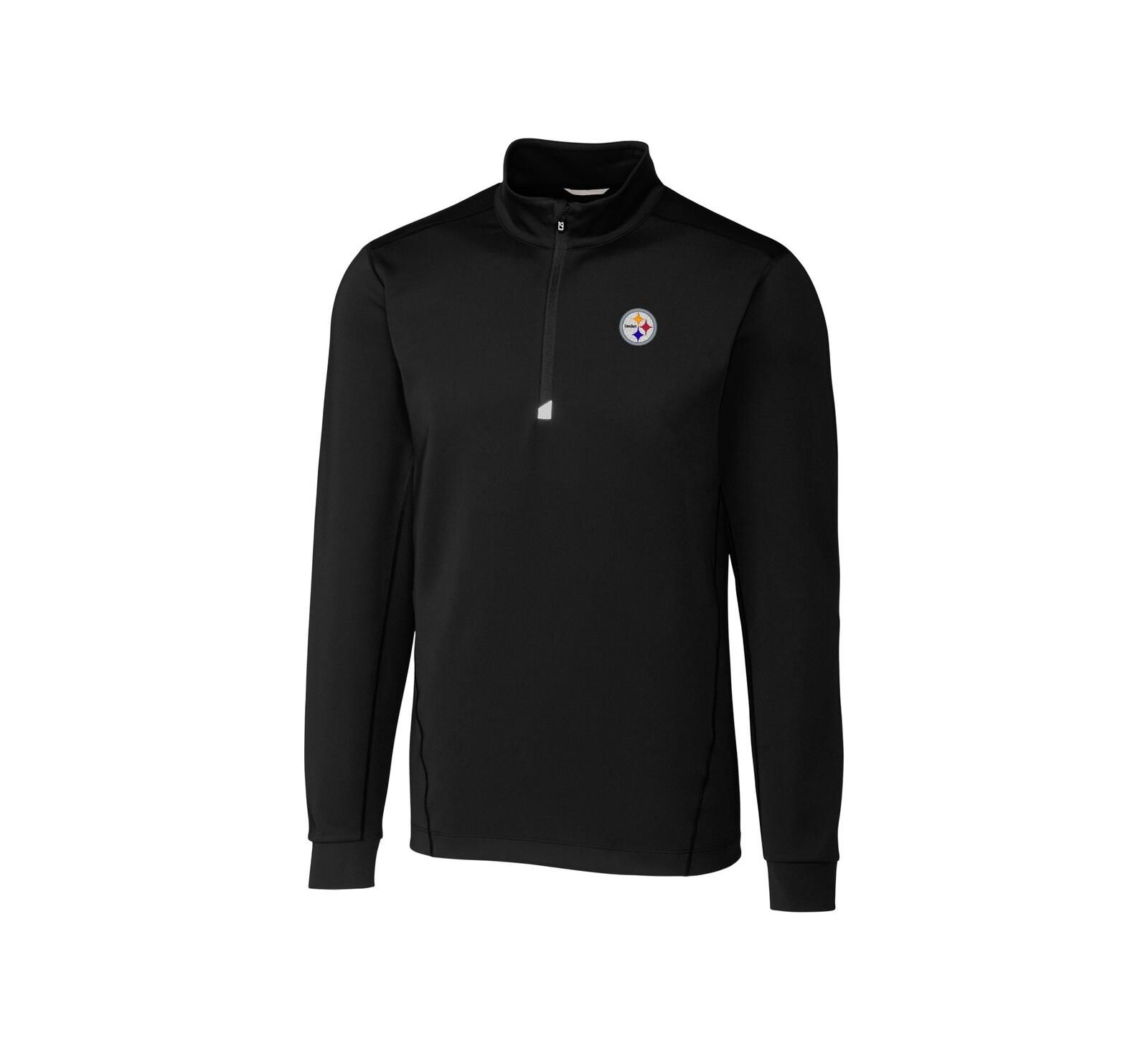 Мужская куртка-пуловер Cutter & Buck Pittsburgh Steelers Traverse Half-Zip