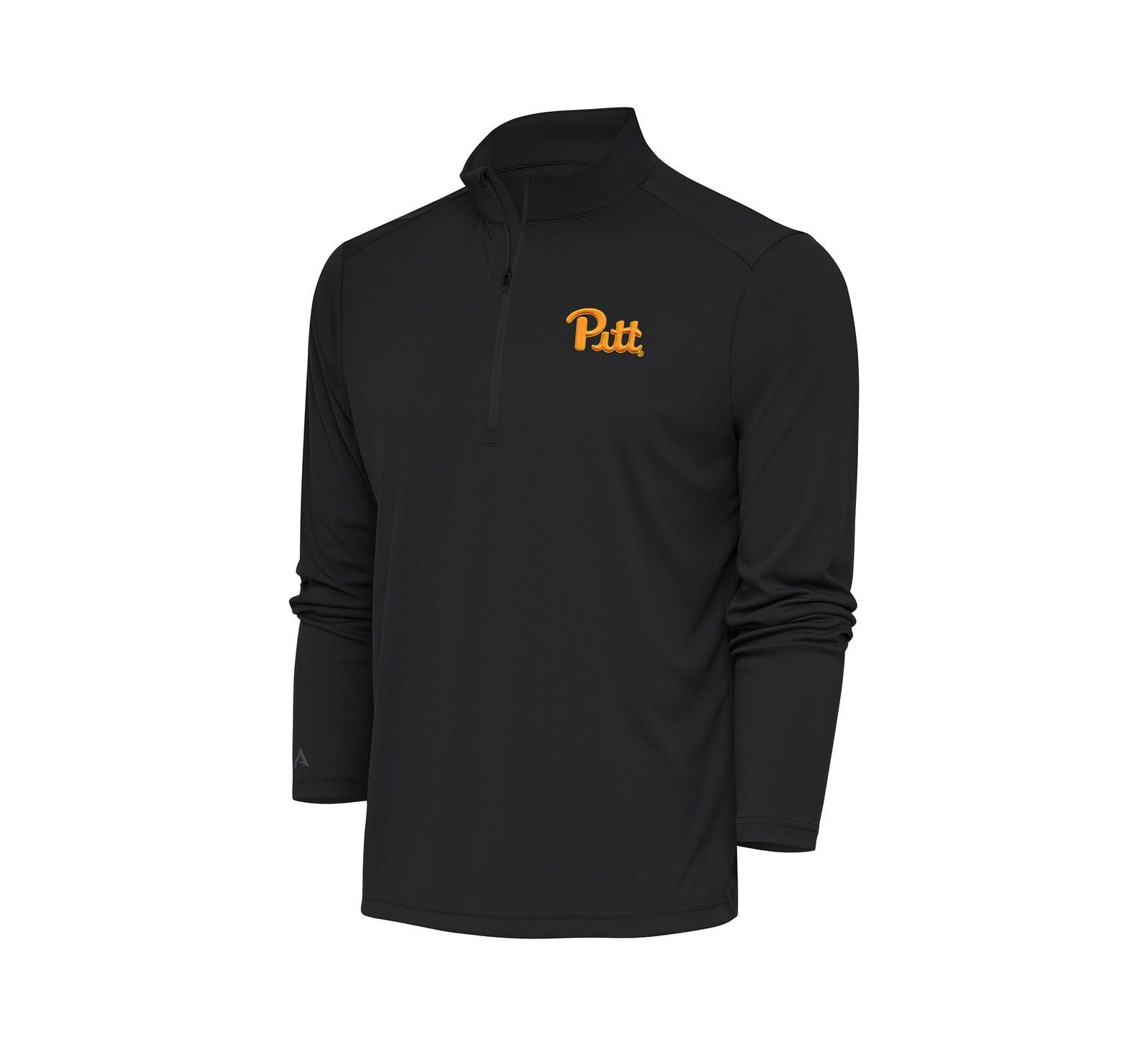 Antigua Мужская кофта Pitt Panthers Tribute Quarter-Zip в цвете Charcoal