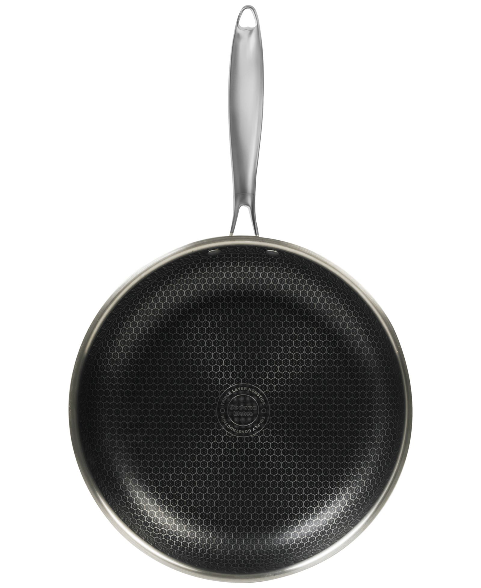 Сковорода Sedona Kitchen Glidesteel 12" с антипригарным покрытием из нержавеющей стали