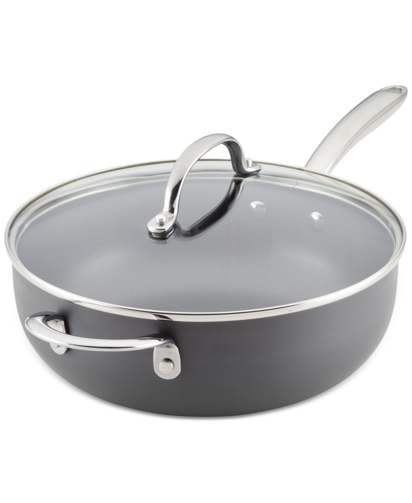 Rachael Ray Professional Hard-Anodized Nonstick 4-Qt. Saucier Saucepan