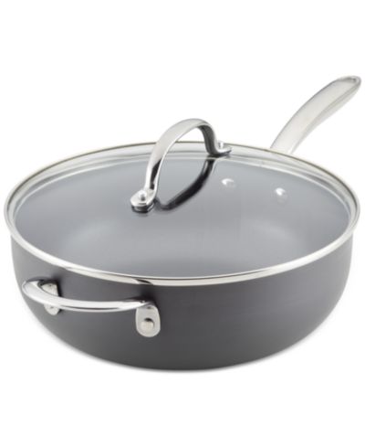 Rachael Ray Professional Hard-Anodized Nonstick 4-Qt. Saucier Saucepan