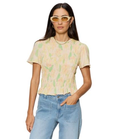 Sanctuary Women's Better Together Floral Smocked Top