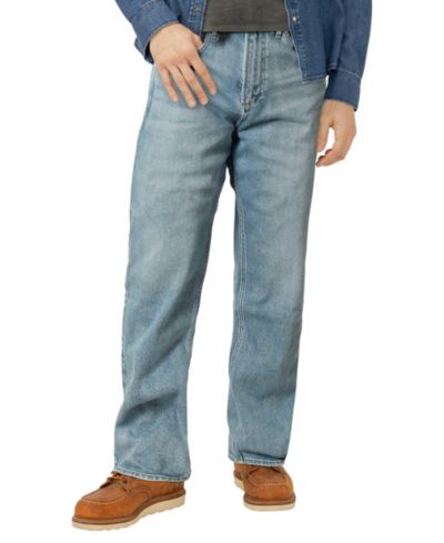 Silver Jeans Co. Men's Relaxed Fit Straight Leg Jeans