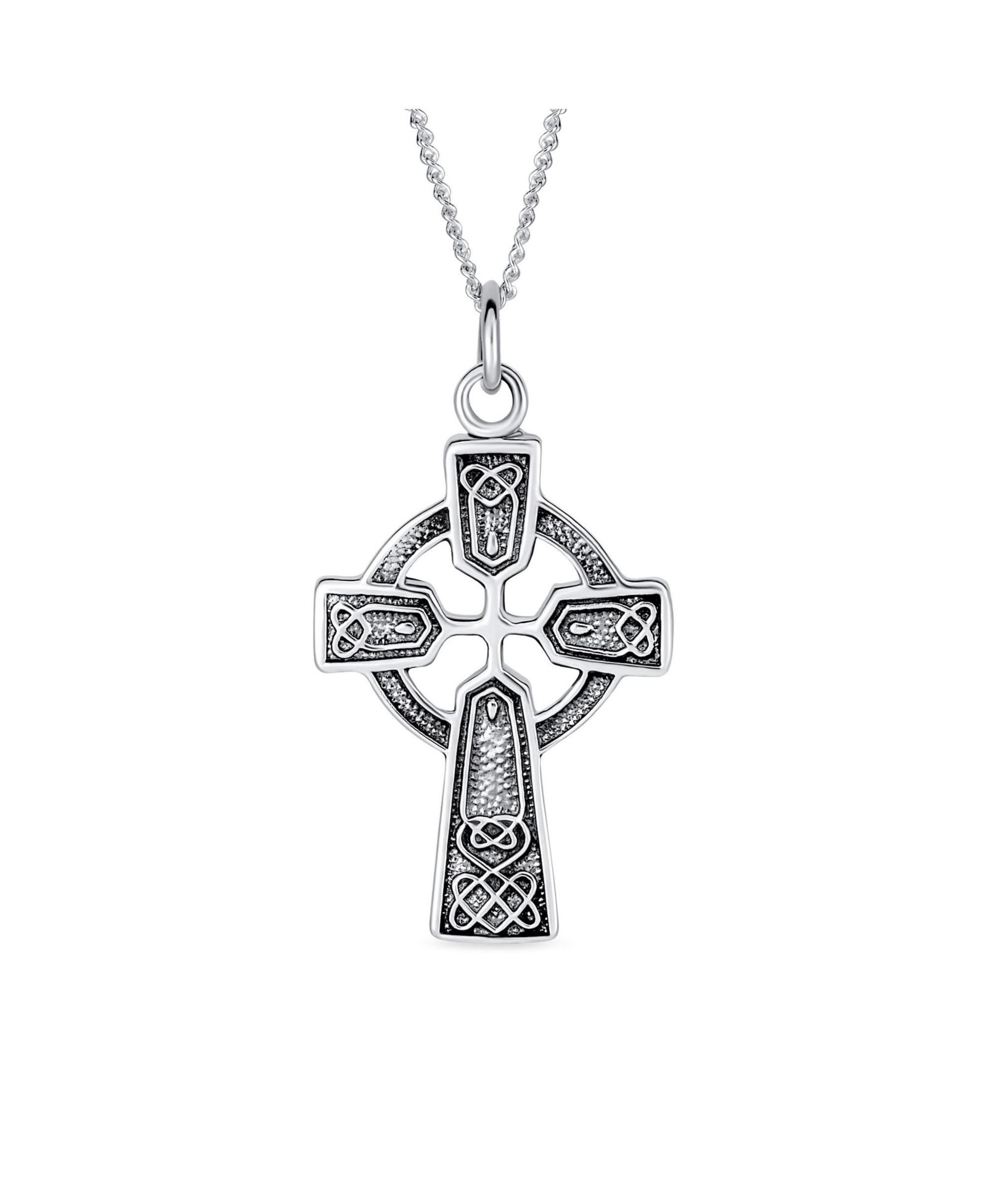 Bling Jewelry подвеска Viking Love Knot Celtic Cross из стерлингового серебра