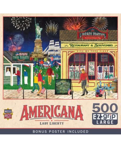 Пазл Americana - Lady Liberty, 500 деталей, EZ Grip