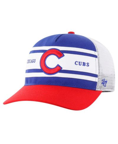 Мужская кепка '47 Brand Royal Chicago Cubs Gridiron Super Stripe, регулируемая