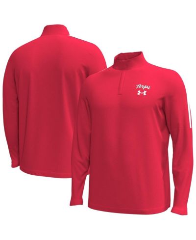 Мужская куртка Under Armour Red Maryland Terrapins Playoff Performance Quarter-Zip
