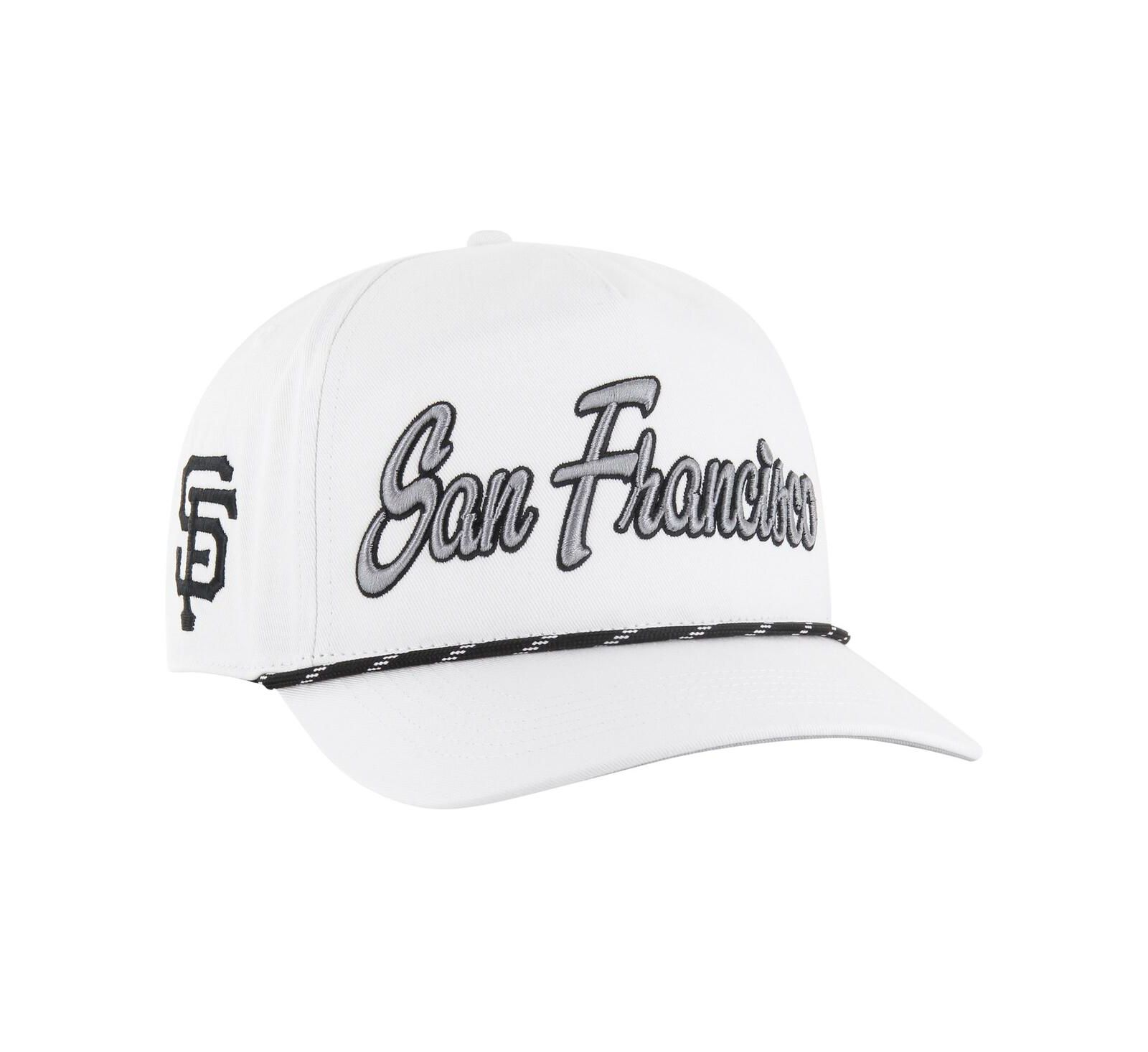 '47 Brand Men's White San Francisco Giants Overhand Speckle Hitch Rope Adjustable Hat
