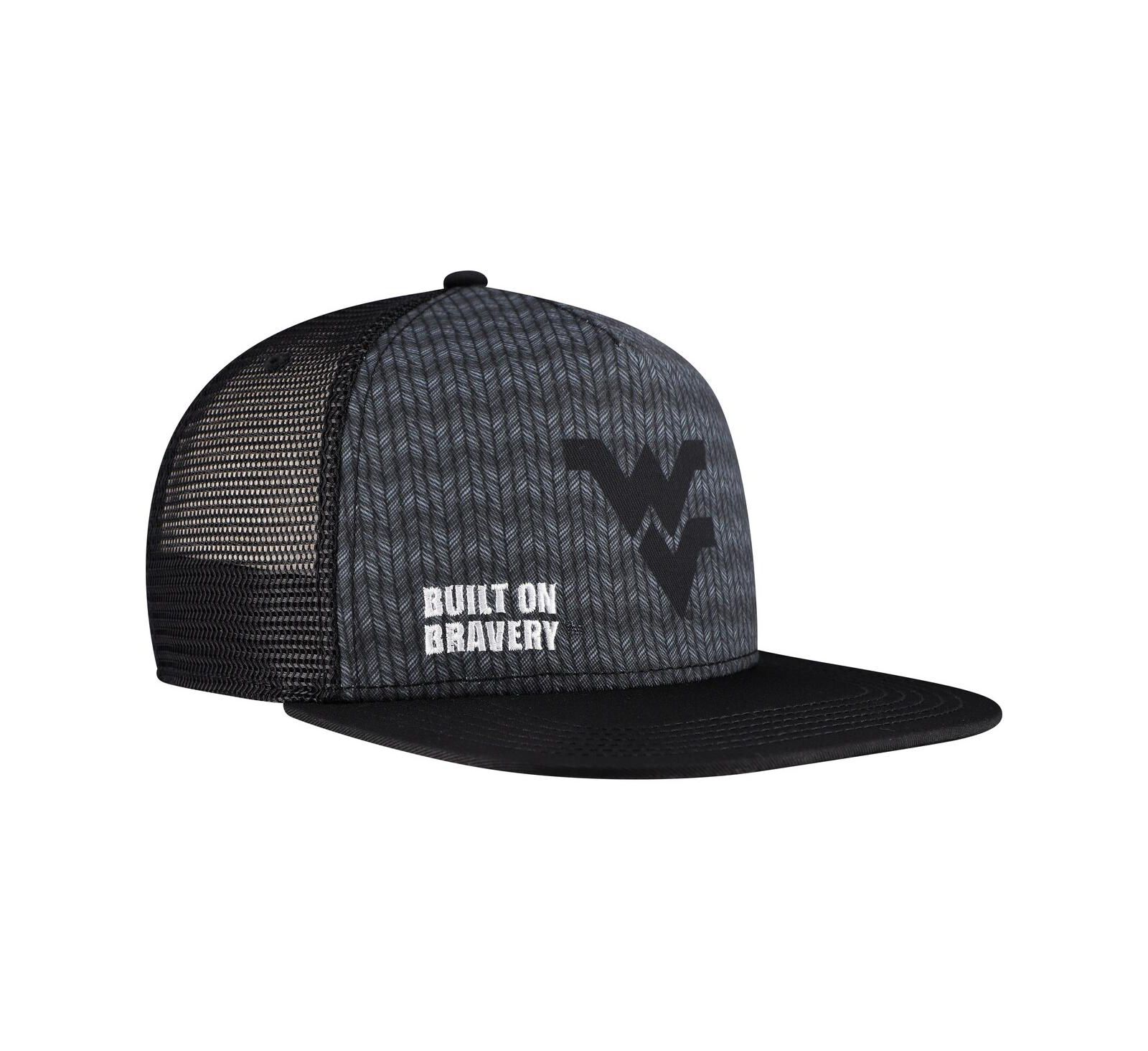 Мужская кепка Legacy Athletic Charcoal West Virginia Mountaineers Built on Bravery Shadow Snapback