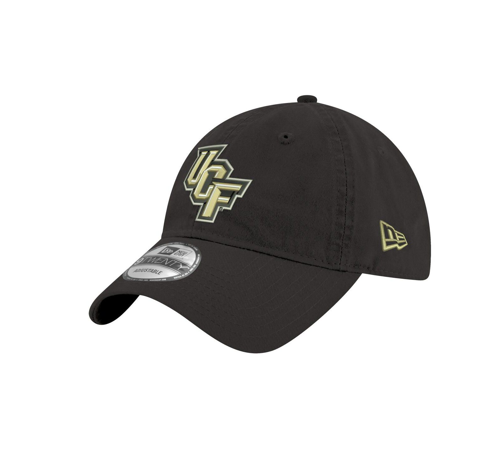Мужская кепка New Era UCF Knights Core Classic 9TWENTY регулируемая, черная