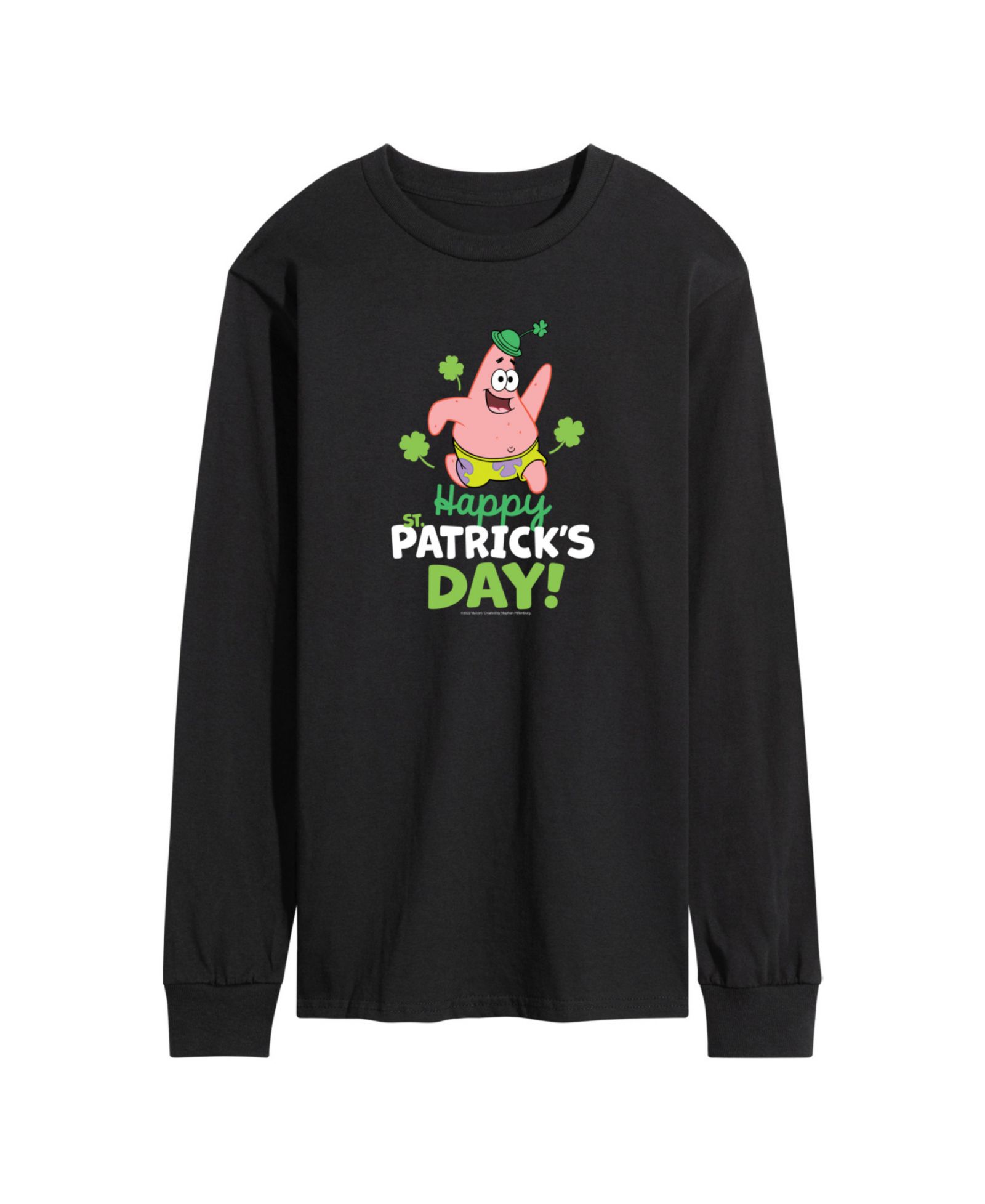 Мужская футболка с длинным рукавом AIRWAVES SpongeBob SquarePants Happy Patrick's Day