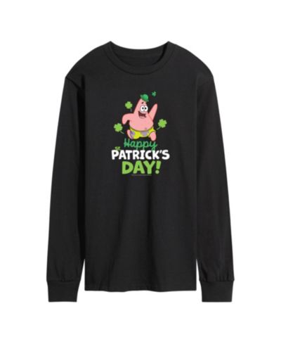 Мужская футболка с длинным рукавом AIRWAVES SpongeBob SquarePants Happy Patrick's Day