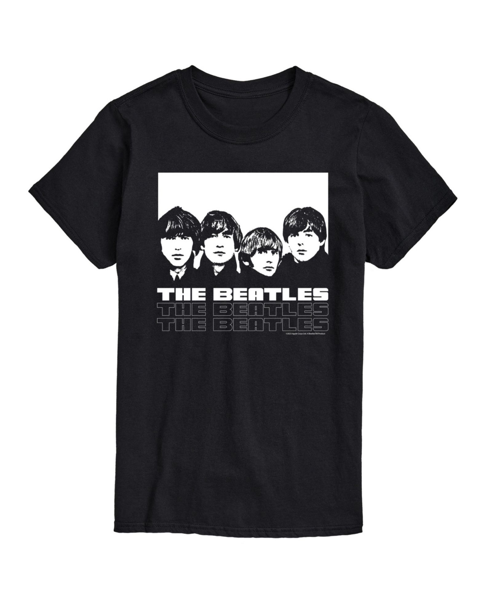 AIRWAVES Men's The Beatles Group Short Sleeve T-Shirt