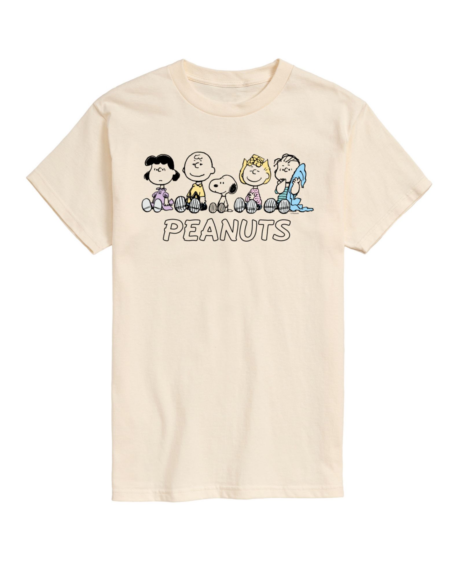 AIRWAVES Men's Peanuts Group Short Sleeve T-Shirt