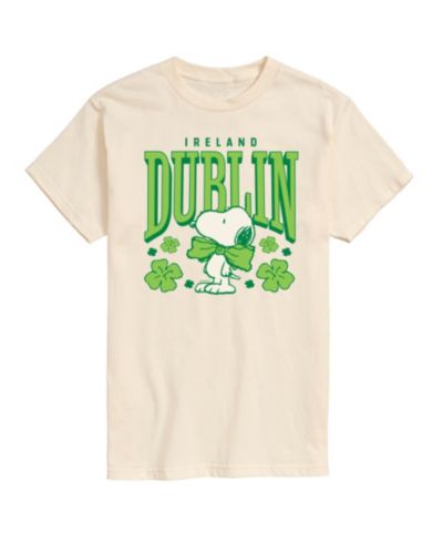 AIRWAVES Men's Peanuts Dublin Ireland Short-Sleeve T-Shirt