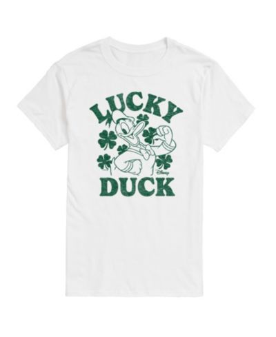 AIRWAVES Men's Disney Donald Duck Lucky Duck Short Sleeve T-Shirt