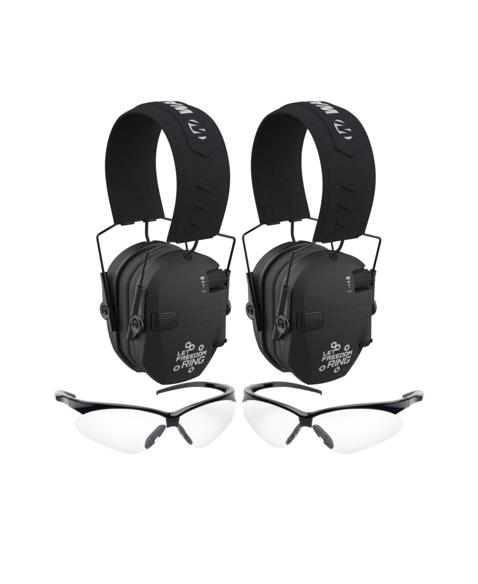 Наушники Walkers Razor Slim (Let Freedom Ring) с защитными очками (комплект 2 шт.)