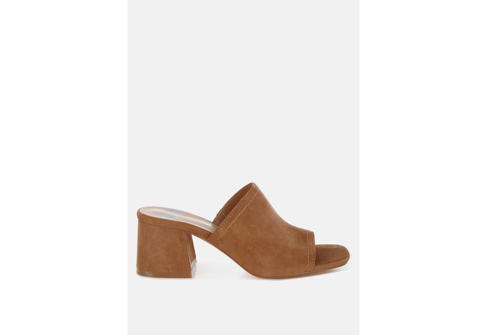 Rag and Co Womens Citarum Real Suede Leather Slip Ons
